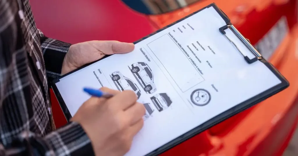 فني يستخدم أجهزة حديثة في فحص السيارات المستعملة قبل الشراء في الرياض داخل مركز افحص