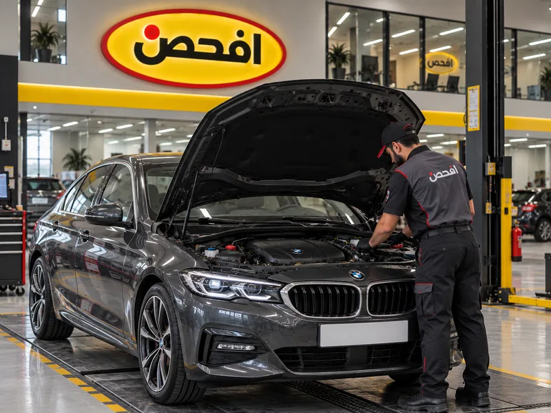 صيانة وفحص السيارات الألمانية داخل مركز افحص