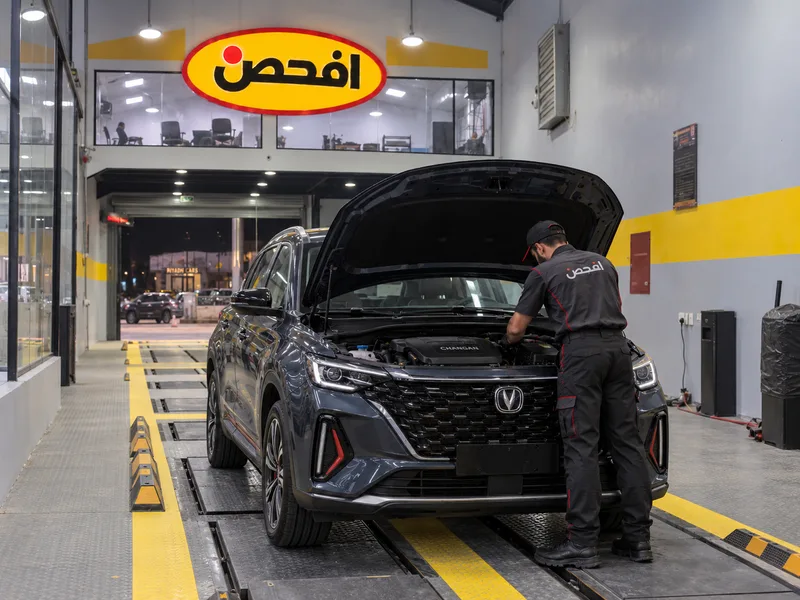 صيانة وفحص سيارات شانجان داخل مركز افحص